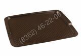 ПОДНОС СТОЛОВЫЙ 425х320 коричневый, ПП [42210801499]