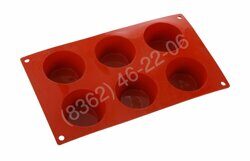 ФОРМА для выпечки Средний маффин d=69мм h=35мм, 6 элементов, силикон Silicon Flex [SF023/S]