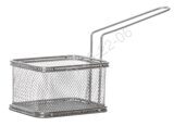 Корзинка для картофеля фри с ручкой 100х80х65 мм [QL089-01]