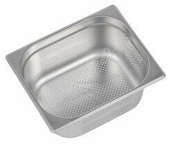 ГАСТРОЕМКОСТЬ перфорированная 3мм 1/2х6'' 327х265х150 Luxstahl