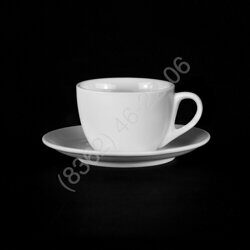 ЧАЙНАЯ ПАРА 160мл "Chan Wave Classic" [ivory LQ-QC0032B/SA]