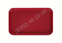 ПОДНОС СТОЛОВЫЙ 530х330 вишневый [HORNA RED 130205]