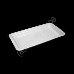 ГАСТРОЕМКОСТЬ керамическая 1/3х1,5" 322х168х30мм белая "Corone Cottura" [LQ-QK15077]