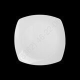ТАРЕЛКА квадратная 7'' 175мм "Chan Wave Quadro" [ivory LQ-QD0128A]