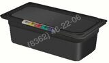 ГАСТРОЕМКОСТЬ полипропилен 1/3х4'' (100мм) 325х176 черная [422101113]