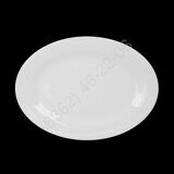 БЛЮДО овальное 14'' 350мм "Chan Wave Classic" [ivory LQ-Q035]