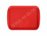 ПОДНОС СТОЛОВЫЙ 330х260 красный [PS Red 4410]