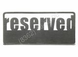 ТАБЛИЧКА настольная ''Reserved 1'' нерж. Luxstahl
