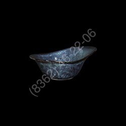 СОУСНИК овальный 5,3"х3,5" 135х90мм150мл, синий "Corone Celeste" [HL935860]