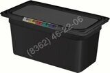 ГАСТРОЕМКОСТЬ полипропилен 1/3х6'' (150мм) 325х176 черная [422101213]