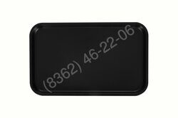 ПОДНОС СТОЛОВЫЙ 530х330 черный [BLACK SB-101]